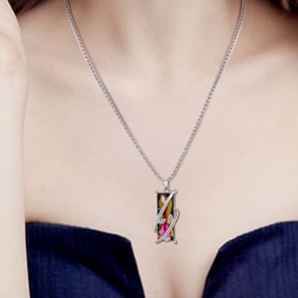 12 Chakra Energy Healing & Evileye Pendant Stone Necklaces NWT - Picture 4 of 7